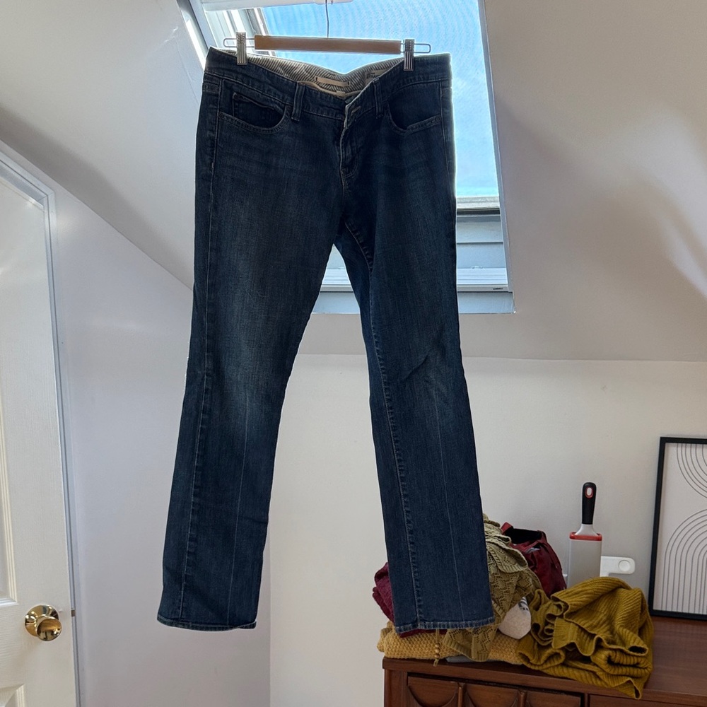 GAP Women's Straight Leg Jeans - Dark Blue